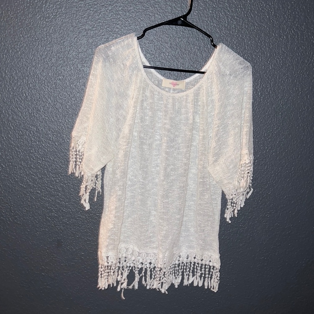 White lace blouse